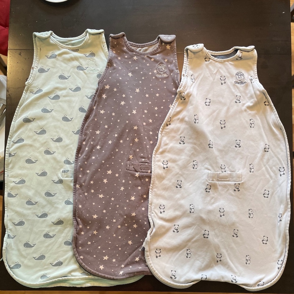 BUNDLE: Woolino 4 Season Ultimate Baby Sleep Bag, Merino Wool & Organic Cotton